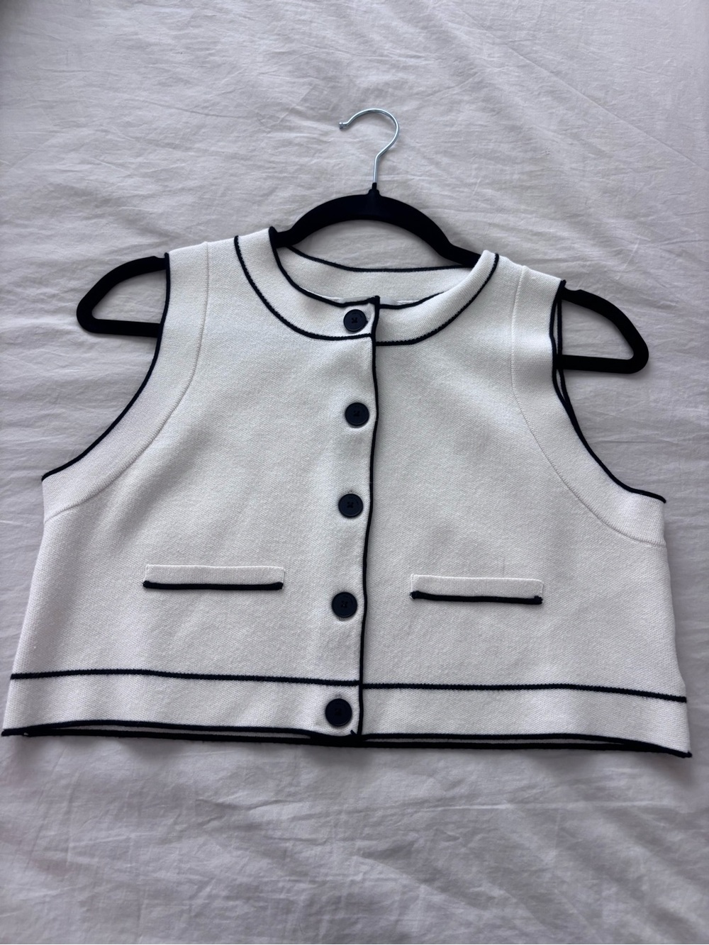 Oak + Fort BUTTON UP SWEATER VEST